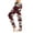Multicolor #76, variant on WULMLEO Women Soft Halloween Gothic Loungewear Jogger Pants, Skull Rose Floral Print, Adjustable Drawstring Elastic Waist Cuffed Ankle Casual Sleep Pajama Trousers Multicolor M