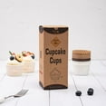 50pcs Natural Cupcake Baking Cups Heavy Duty Parchment Paper Liners