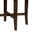 thumbnail image 5 of Benjara Aged Look Round Table In Rubberwood Brown, 5 of 7