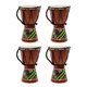 thumbnail image 1 of 4 Unids / Set profesion Tambor affricano Instrumento Musical perfke Tambor africano Djembe, 1 of 8