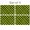 Green and Black Checkered Pattern, variant on Blue and Black Checkered Pattern Linen-look Placemats Set Of 4, Outdoor Picnic Placemats Heat Resistant Gift Ideas for Home Decor BBQ,11.8" X 17.7"