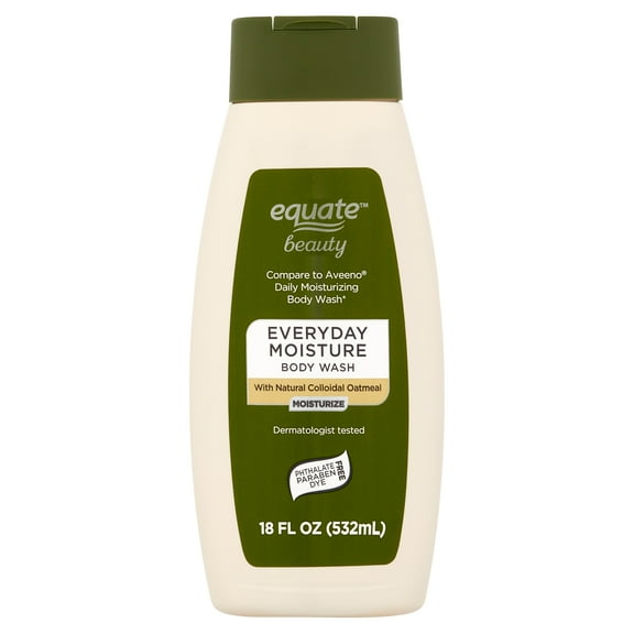 Equate Everyday Moisture Body Wash, 18 fl oz, Compare to Aveeno® Daily Moisturizing Body Wash