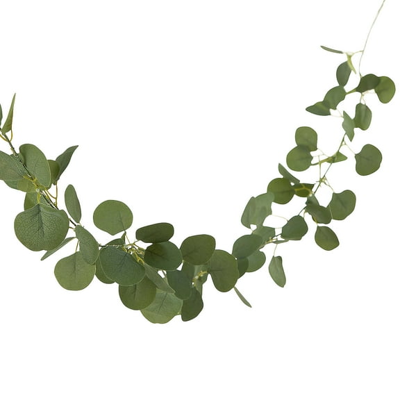 Fun Express 6 Ft. 7" Green Eucalyptus Rattan String Lights