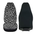 thumbnail image 5 of Binienty Leopard Print Auto Seat Covers for Car Bucket Seats Soft Polyester Anti-Slip Car Front Seat Covers Easy to Install Auto Interior Accessories Universal Fit for Most Cars SUV Van, 5 of 8
