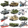 thumbnail image 5 of Compatible con bloques de construcción de juguetes ensamblados, partículas pequeñas, bloques de construcción de cohetes espaciales militares, juguetes educativos ensamblados para niños, 5 of 5
