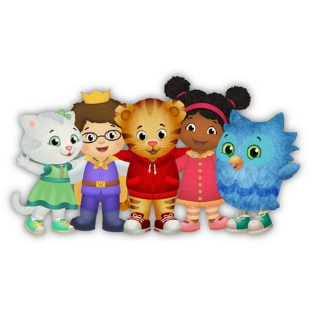 Daniel Tiger's Neighborhood and Friends Birthday Cake Topper Edible Frosting Image 1/4 Sheet
