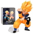 thumbnail image 1 of Modèle de figurine d'anime, Dragon Ball, Super Saisuperb, Son Goten, Trunks, Kamehameha, Collection de jouets, Butter Gift zhangyuxiang unisex, 1 of 2