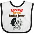 thumbnail image 3 of Inktastic English Setter Dog Boys or Girls Baby Bib, 3 of 4