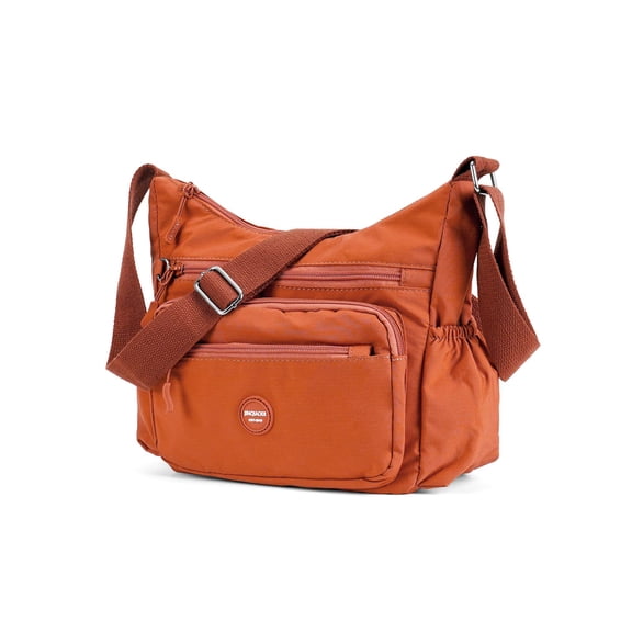 LAVA Women's Nylon Crossbody Bag, Waterproof Multi-Pocket Shoulder Purse Travel