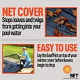 thumbnail image 2 of SET Sunsolar Energy Technologies Leaf Net Cover for 12 ft x 20 ft Rectangular Inground Swimming Pool with Extra 4 ft Overlap, 2 of 9