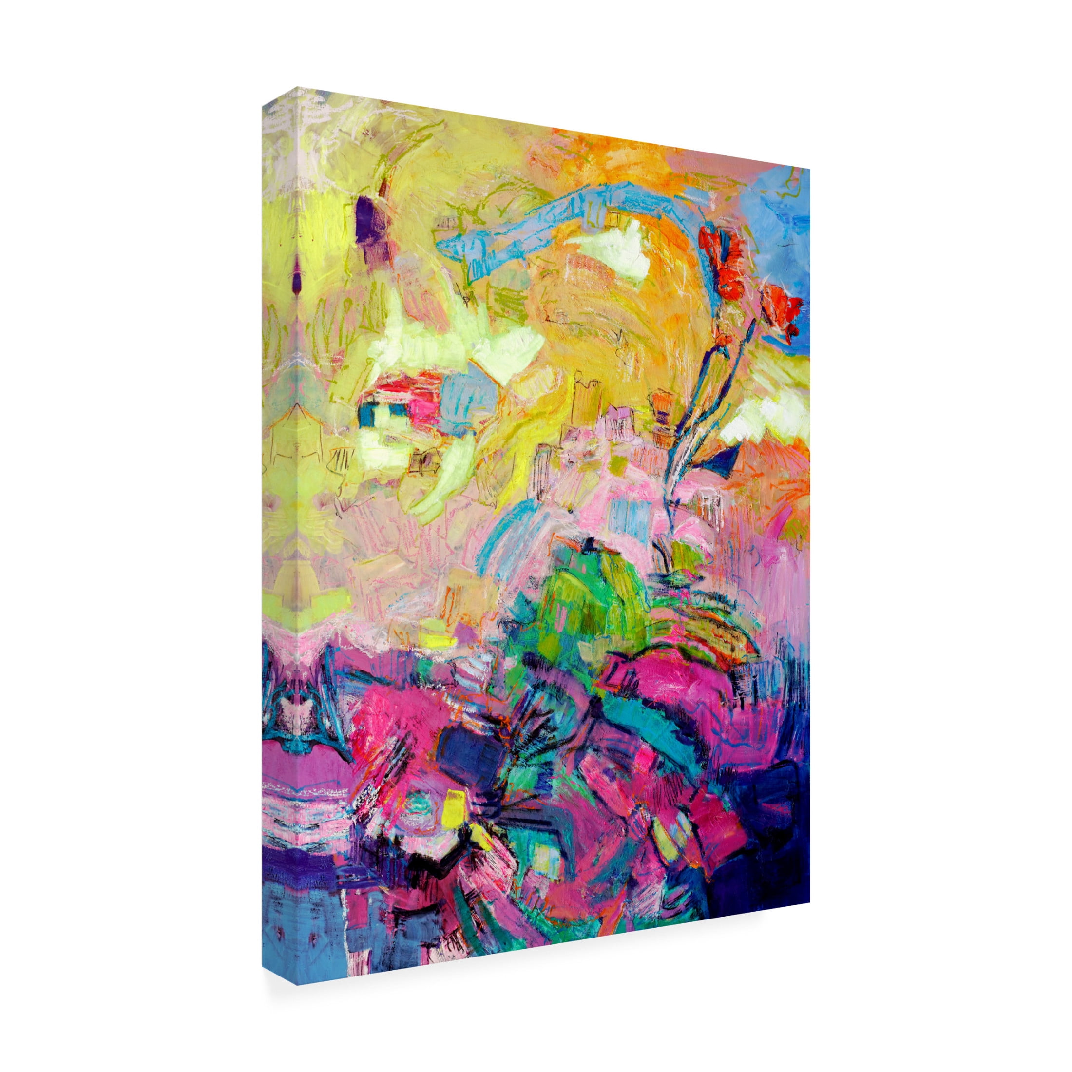 Canvas Wall Art - Dorothy Fagan ' Syncopationii' Wall Art for Living Room, Bedroom, or Office D?cor by Trademark Fine Art - 35 x 47 Inches