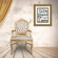 thumbnail image 3 of Larson, Lisa 15x18 Gold Ornate Wood Framed with Double Matting Museum Art Print Titled - Thank You God, 3 of 4