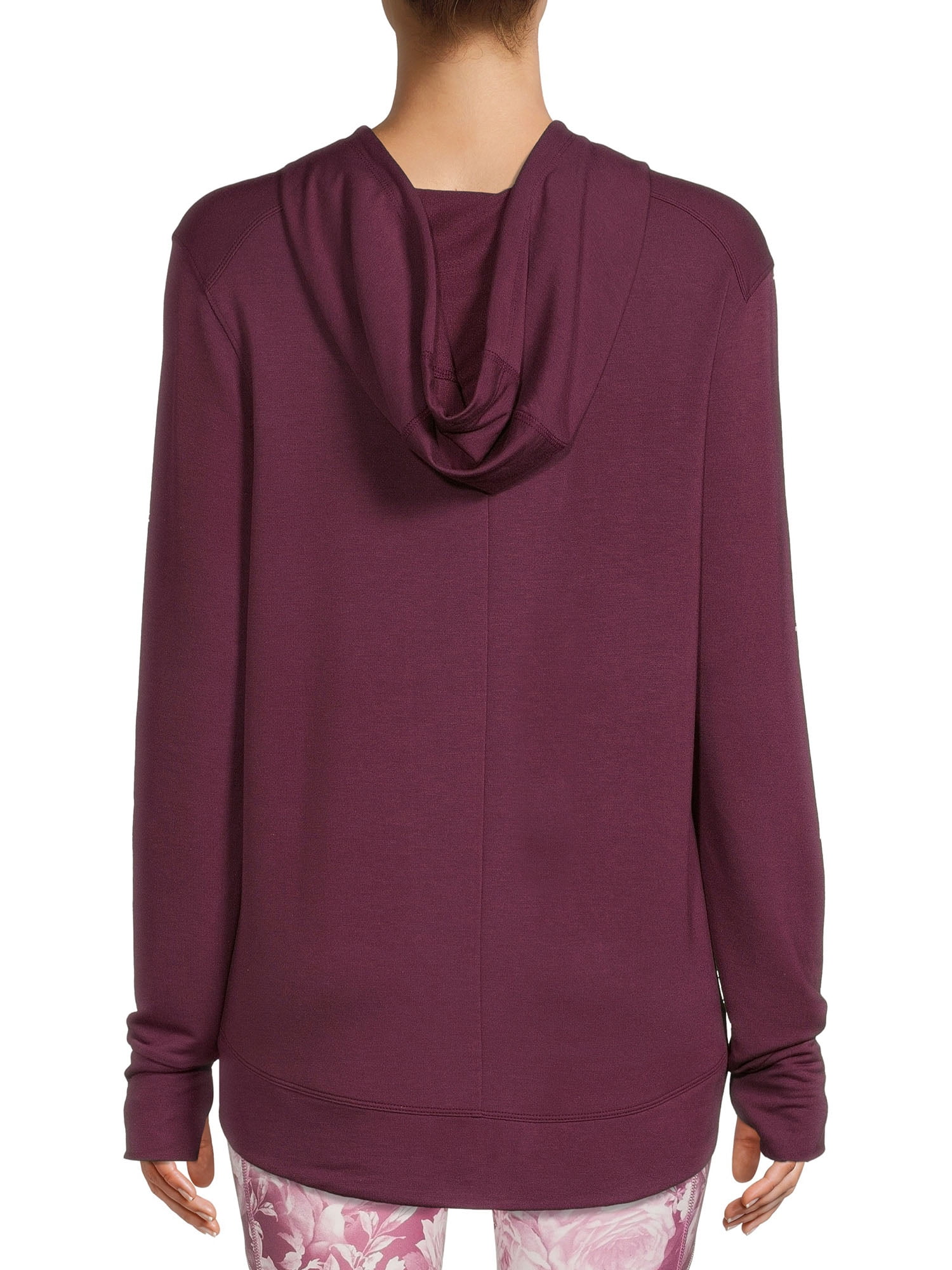 Athletic Works Women's Athleisure Mock Neck Hoodie