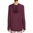thumbnail image 2 of Athletic Works Women's Athleisure Mock Neck Hoodie, 2 of 5
