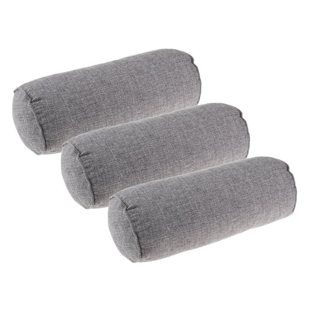 Almohada Ortopédica para el cuello Sunnimix Almohada redonda para la cervical gris