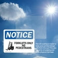 thumbnail image 6 of (2 Pack) Forklifts Only No Pedestrians Sign, 6 of 7