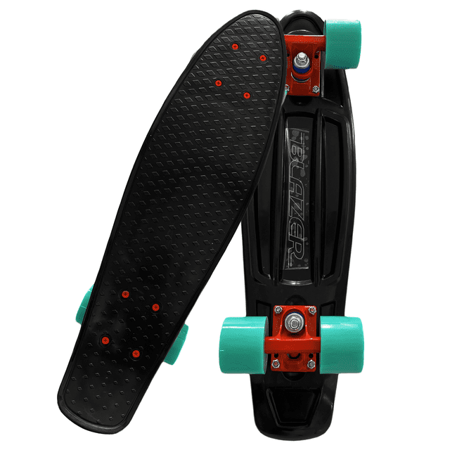 Patineta Pennyboard Blazer Negra con Llantas Menta JOF-2406NRM