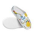 thumbnail image 3 of Fotbe Ducks and Anchors Pattern Women's Fuzzy Curly Fur Memory Foam Loafer Slippers Indoor Outdoor Slippers Winter Home Shoes-40/41, 3 of 7