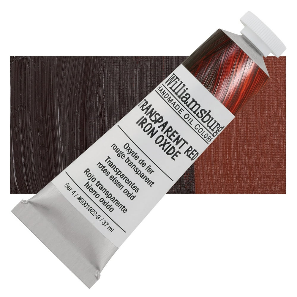 Williamsburg Handmade Oil Paint, 37 ml, Transparent Red Iron Oxide