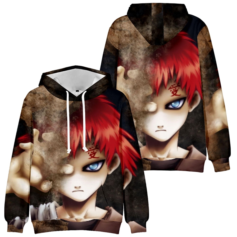 Naruto Hoodies Anime jumpers - Manga character merchandise series hoodie  sweatshirts with drawstring kangaroo pockets Hooded 