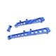 thumbnail image 5 of Refuerzo de chasis delantero y trasero de aluminio para actualizaciones de coches RC, accesorios de control remoto Azul, 5 of 9