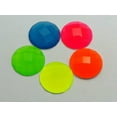thumbnail image 6 of U8MO 50 Neon Colour Flatback Acrylic Round Rhinestone Gems 20mm No Hole Wholesales-Neon Red, 6 of 8