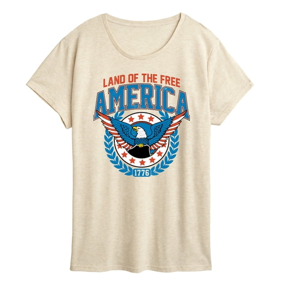 Instant Message - America Collegiate Short Sleeve Graphic T-Shirt