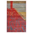 thumbnail image 1 of Unique Loom Tapis Fars Teintes Naturelles 3' 3 x 5' 3 Rectangle Rouge/bleu, 1 of 1