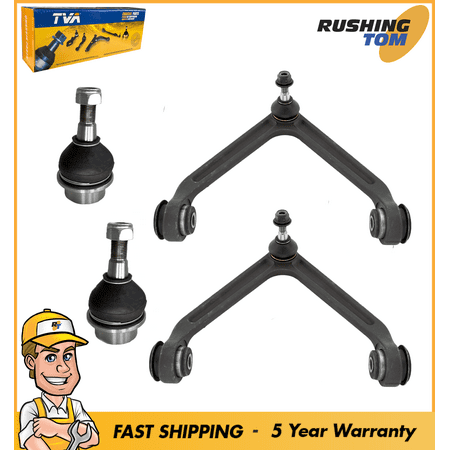 New Front Set of 2 Upper Control Arms & 2 Lower Ball Joints fits Dodge Ram (Best Ball Joints For Dodge Ram 2500)