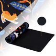 thumbnail image 4 of Large Gaming Mouse Pad,Long Desk Mat, ,XL Keyboard Pad, Desktop Accessories Home School Edges Mousepad Big Computer Office Essentials XXL Orange Blue Cute Cat 31.5 X 11.8 Inch, 4 of 6