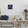 thumbnail image 2 of Stupell Industries Happy Hanukkah Starry Menorah Holiday Painting White Framed Art Print Wall Art, 2 of 7