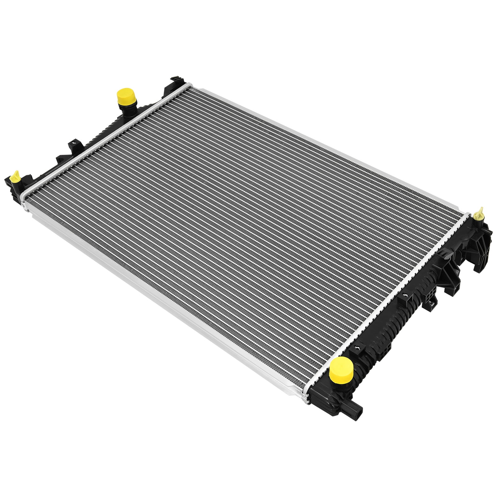 LEDKINGDOMUS Aluminum Radiator for 2014-2018 Jeep Cherokee (Fits L4 2.4L & V6 3.2L) High Cooling Efficiency Leakproof Design