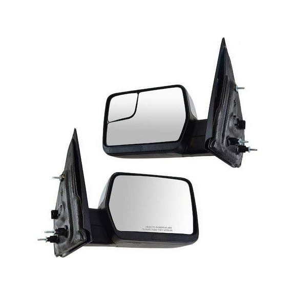 Door Mirror Set 2 Piece - Compatible with 2004 - 2014 Ford F-150 2005 2006 2007 2008 2009 2010 2011 2012 2013