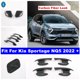 thumbnail image 2 of Espejo retrovisor de fibra de carbono para automóvil, manija de puerta, cubierta de tanque de aceite y gas, accesorios embellecedores para Kia Sportage NQ5 2022 2023 2024, 2 of 5