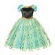 thumbnail image 1 of Vestido de princesa Anna de Frozen de Disney para niñas, vestido de graduación de malla con manga abullonada, Cosplay de Navidad, disfraces de fiesta de cumpleaños de reina de la nieve Fivean unisex, 1 of 2