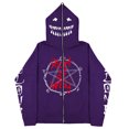 thumbnail image 4 of Sudaderas Y2K oscuras europeas y americanas para hombre y mujer, sudaderas con capucha, parejas góticas, Harajuku, talla grande, sudaderas con cremallera larga, 4 of 5