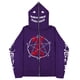 thumbnail image 4 of Sudaderas Y2K oscuras europeas y americanas para hombre y mujer, sudaderas con capucha, parejas góticas, Harajuku, talla grande, sudaderas con cremallera larga, 4 of 5