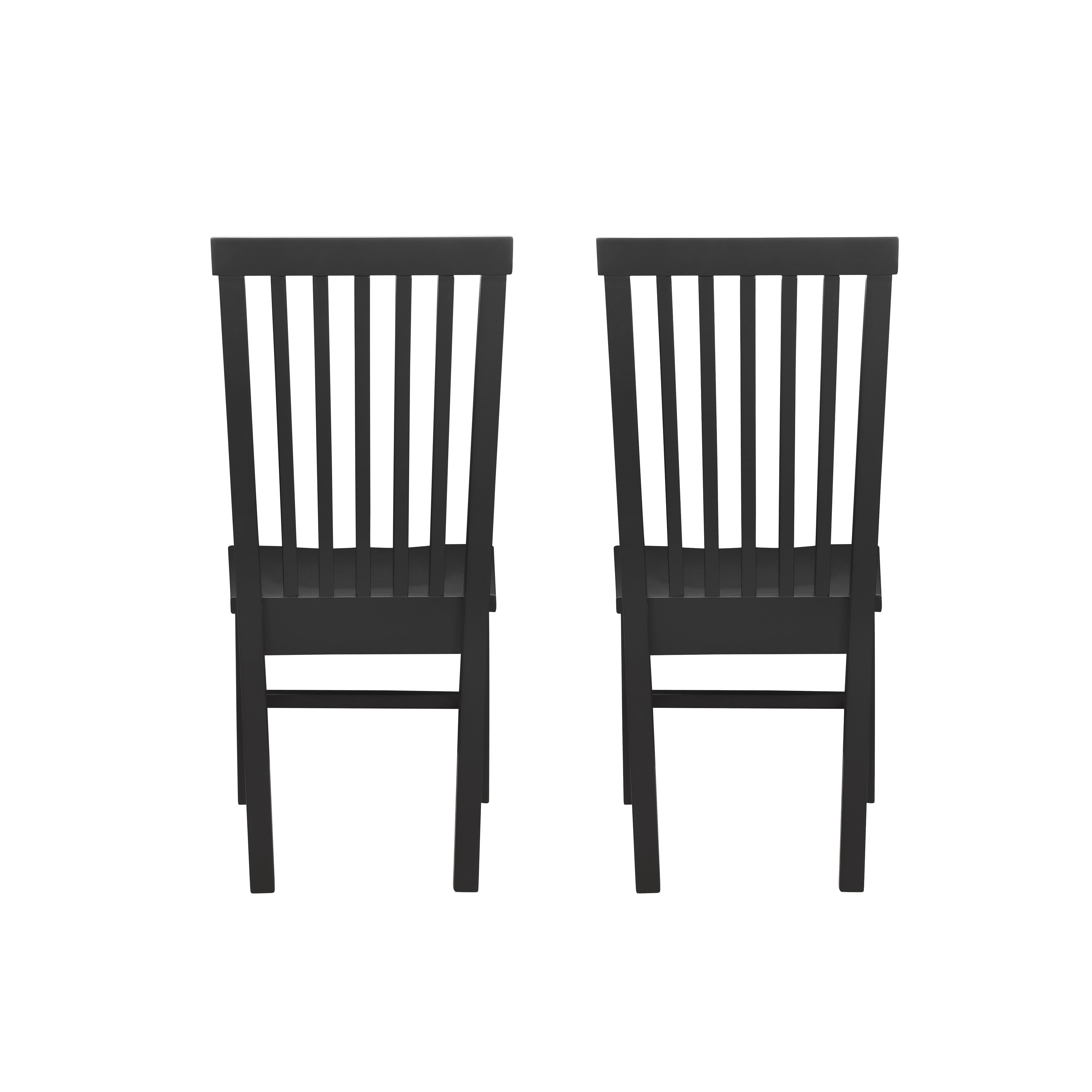 Linon Talley Dining Chair, Set of 2, Black