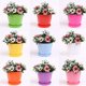 thumbnail image 4 of 15 juegos de macetas de polipropileno para plantas, macetas con platillos, maceta para trasplante de plántulas, contenedor para decoración de jardín, 4 of 5