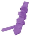 thumbnail image 3 of Mens Solid Violet Purple Ties Necktie, 3 of 5
