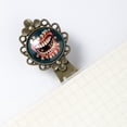 thumbnail image 5 of Small teeth Elegant Vintage Copper-Colored Lace Bookmarks - Stainless Steel Reading Accessories Set, 5 of 5