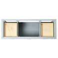 thumbnail image 5 of Ariel D061s-Bc Kensington 60" Single Free Standing Vanity Cabinet Only - White, 5 of 7