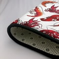 thumbnail image 5 of Funny Shrimp Shaggy Area Rug, Rugs for Living Room Bedroom Non Slip Door Mat Indoor Carpet Machine Washable Nursery Home Decor Floor Mats for Entryway 60x39in-#, 5 of 5
