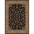 thumbnail image 1 of Radici 1833-5010-BLACK Como Rectangular Black Traditional Italy Area Rug, 3 ft. 3 in. W x 4 ft. 11 in. H, 1 of 1