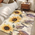 thumbnail image 4 of 3'x5' Area Rugs, Sunflower Indoor Outdoor Area Rug for Living Room Bedroom, Yellow Summer Botanical Farmhouse Flower Washable Bathroom Rugs Kitchen Floor Carpet Mats Home Decor Aesthetic, 4 of 8