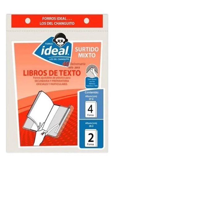 Forros Ideal Libros De Texto Secundaria Y Preparatoria 6pzas Ideal Forros Secundaria y preparatoria