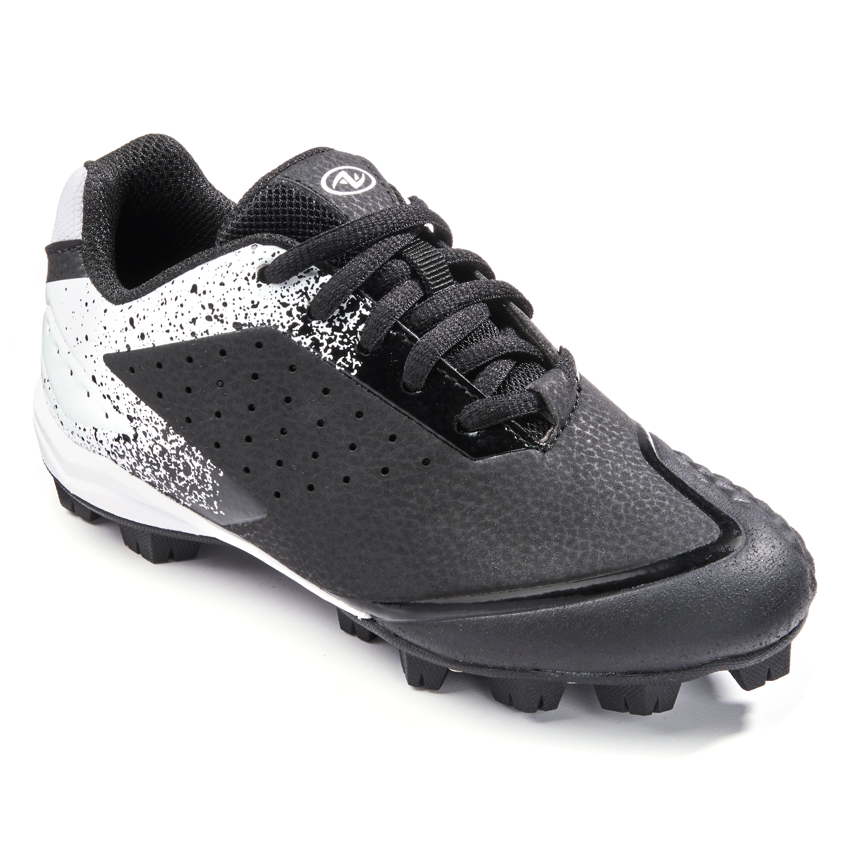2251003 Athletic Works Soccer Football Cleats Youth Boys 4 Black White for sale online 