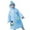Z2-Blue, variant on Goindgs Kids Rain Coats for Girls Clearance Cute Solid Rainwear Raincoat Waterpoof Hooded Rain Jacket with Zipper Children's Raincoat Boys Blue L