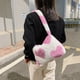 thumbnail image 5 of Bolso Moda Furry Purse 11.81x7.87x1.97inch Clutch Bag Multicolors para Otoño Invierno, 5 of 5
