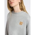 thumbnail image 6 of Scoop Limited Edition Women’s and Women's Plus New York Graphic Sweatshirt with Embroidery, Sizes XS-4X, 6 of 6